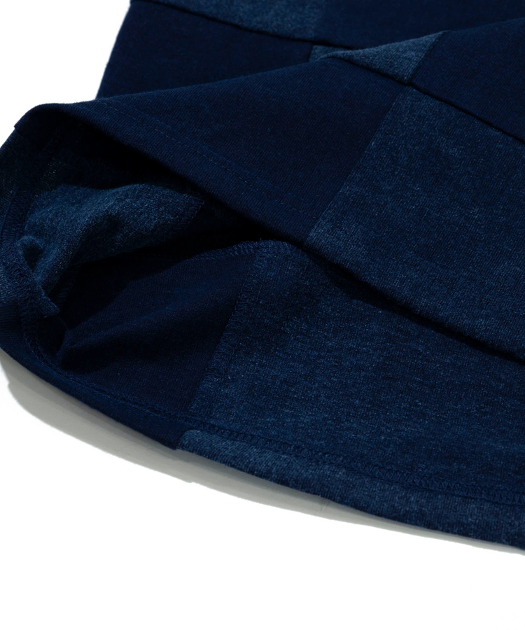 go slow caravan(ゴースローキャラバン) |GOOD ON/グッドオン INDIGO PATCH WORK TEE (MENS)