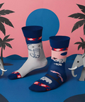 go slow caravan(ゴースローキャラバン) |Many mornings/メニーモーニングス Regular Socks-2 (MENS/WOMENS)