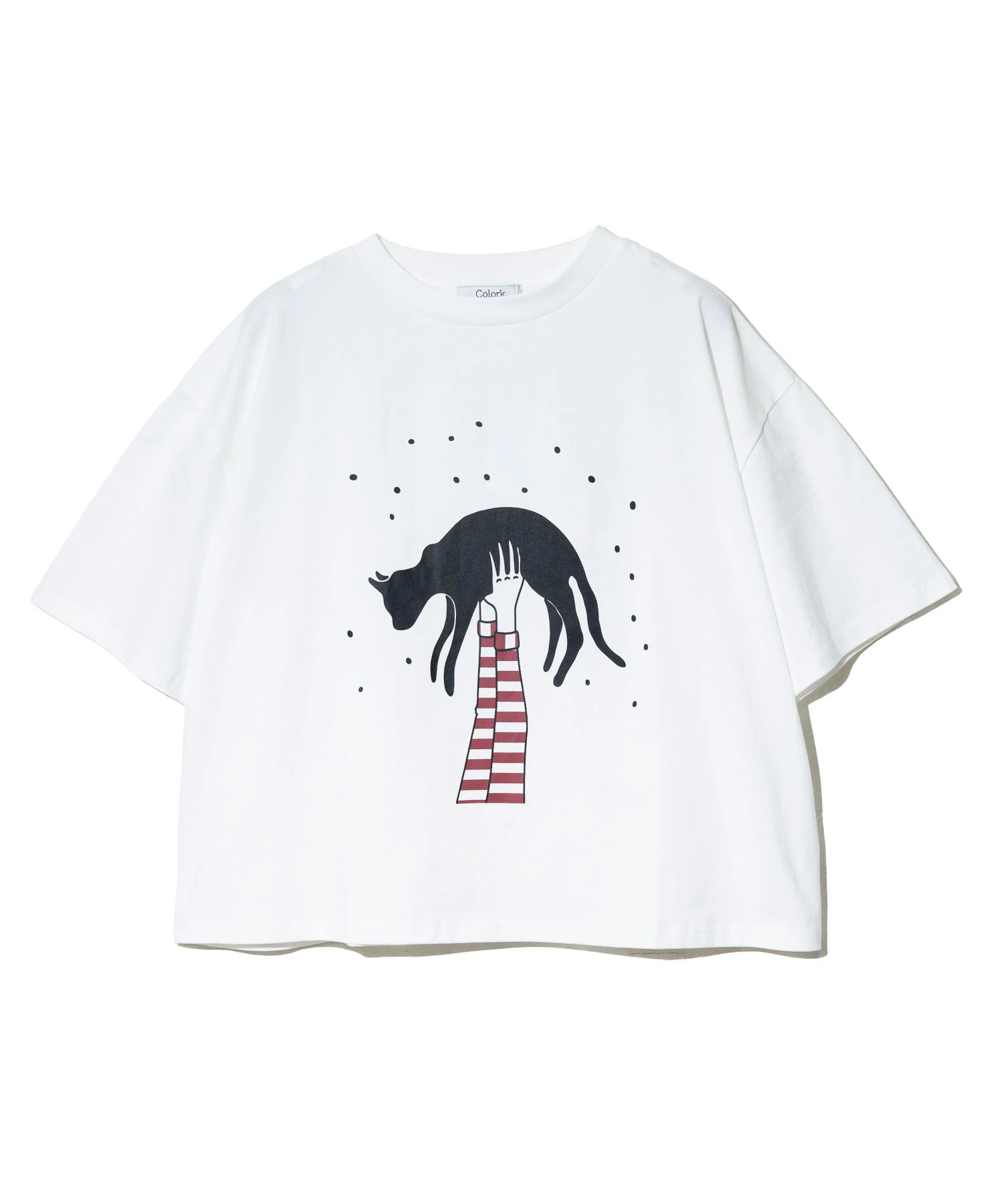 COLORK/カラック 抱っこされる猫TEE (WOMENS)｜ファッション通販