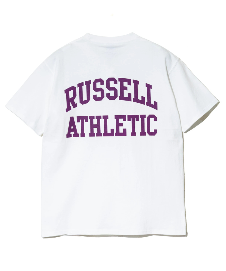 go slow caravan(ゴースローキャラバン) |DUCKSTER/ダックスター RUSSELL ATHLETIC 別注TEE《カレッジビッグロゴ》 (MENS)