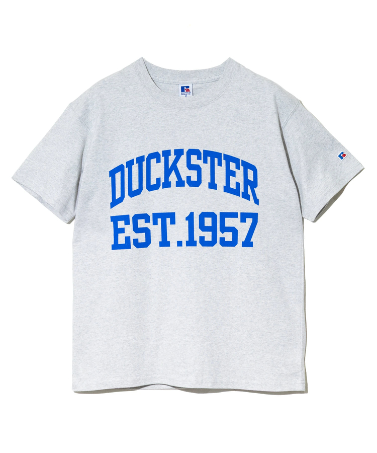 go slow caravan(ゴースローキャラバン) |DUCKSTER/ダックスター RUSSELL ATHLETIC 別注TEE《カレッジビッグロゴ》 (MENS)