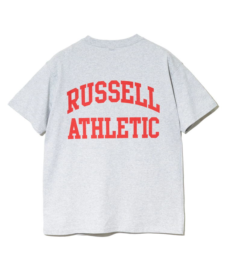 go slow caravan(ゴースローキャラバン) |DUCKSTER/ダックスター RUSSELL ATHLETIC 別注TEE《カレッジビッグロゴ》 (MENS)