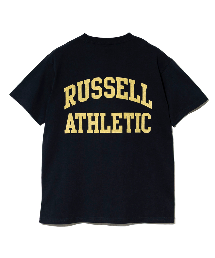 go slow caravan(ゴースローキャラバン) |DUCKSTER/ダックスター RUSSELL ATHLETIC 別注TEE《カレッジビッグロゴ》 (MENS)