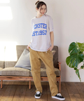 go slow caravan(ゴースローキャラバン) |DUCKSTER/ダックスター RUSSELL ATHLETIC 別注TEE《カレッジビッグロゴ》 (MENS)
