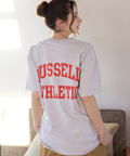 go slow caravan(ゴースローキャラバン) |DUCKSTER/ダックスター RUSSELL ATHLETIC 別注TEE《カレッジビッグロゴ》 (MENS)