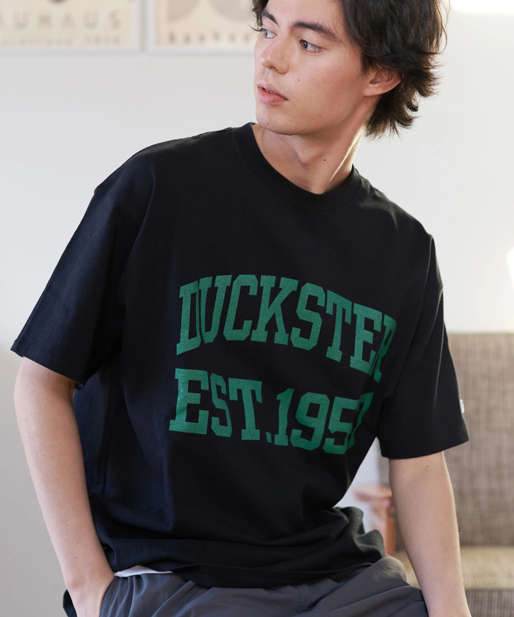 go slow caravan(ゴースローキャラバン) |DUCKSTER/ダックスター RUSSELL ATHLETIC 別注TEE《カレッジビッグロゴ》 (MENS)