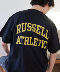 go slow caravan(ゴースローキャラバン) |DUCKSTER/ダックスター RUSSELL ATHLETIC 別注TEE《カレッジビッグロゴ》 (MENS)
