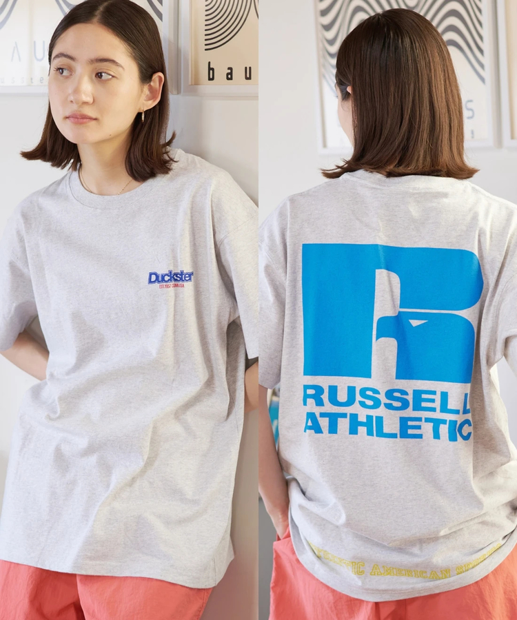 go slow caravan(ゴースローキャラバン) |DUCKSTER/ダックスター RUSSELL ATHLETIC 別注TEE《Rロゴ》 (MENS)