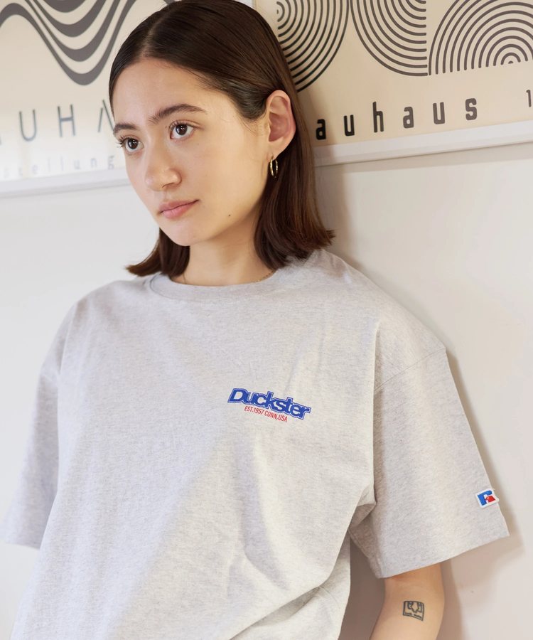 go slow caravan(ゴースローキャラバン) |DUCKSTER/ダックスター RUSSELL ATHLETIC 別注TEE《Rロゴ》 (MENS)
