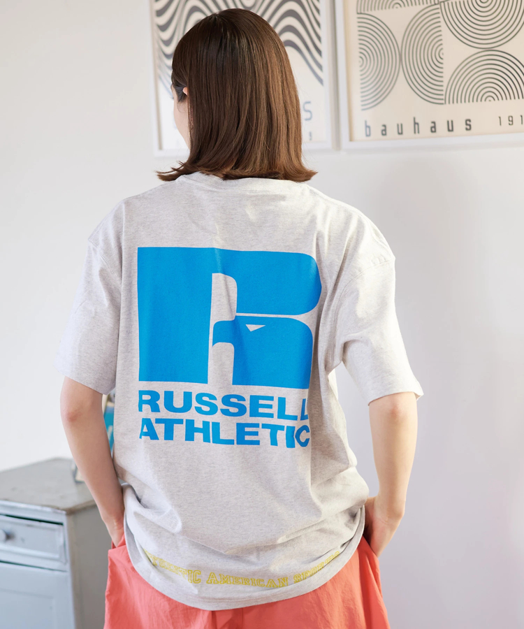 go slow caravan(ゴースローキャラバン) |DUCKSTER/ダックスター RUSSELL ATHLETIC 別注TEE《Rロゴ》 (MENS)