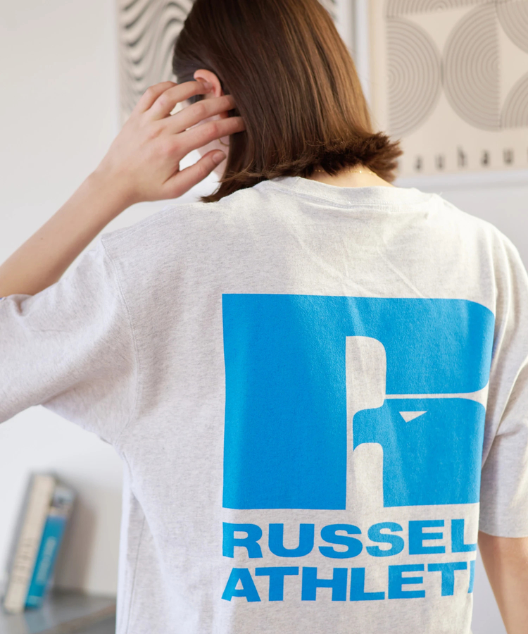 go slow caravan(ゴースローキャラバン) |DUCKSTER/ダックスター RUSSELL ATHLETIC 別注TEE《Rロゴ》 (MENS)