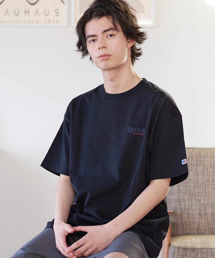 go slow caravan(ゴースローキャラバン) |DUCKSTER/ダックスター RUSSELL ATHLETIC 別注TEE《Rロゴ》 (MENS)