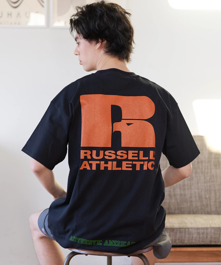 go slow caravan(ゴースローキャラバン) |DUCKSTER/ダックスター RUSSELL ATHLETIC 別注TEE《Rロゴ》 (MENS)