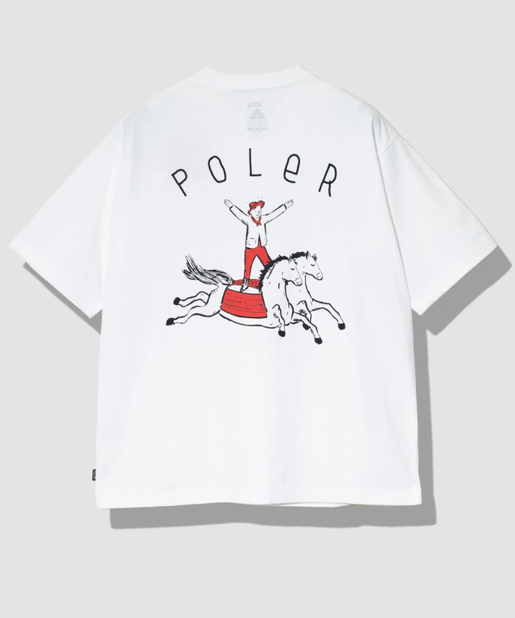 go slow caravan(ゴースローキャラバン) |POLeR/ポーラー HORSE RELAX FIT TEE (MENS)