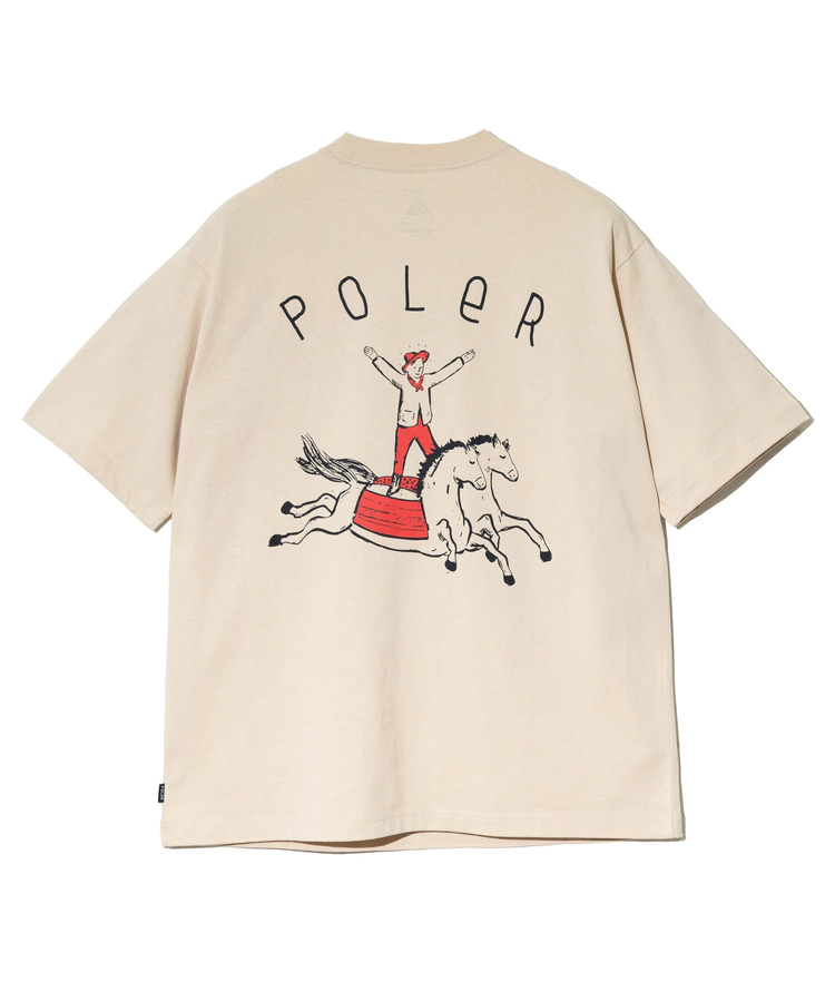 go slow caravan(ゴースローキャラバン) |POLeR/ポーラー HORSE RELAX FIT TEE (MENS)