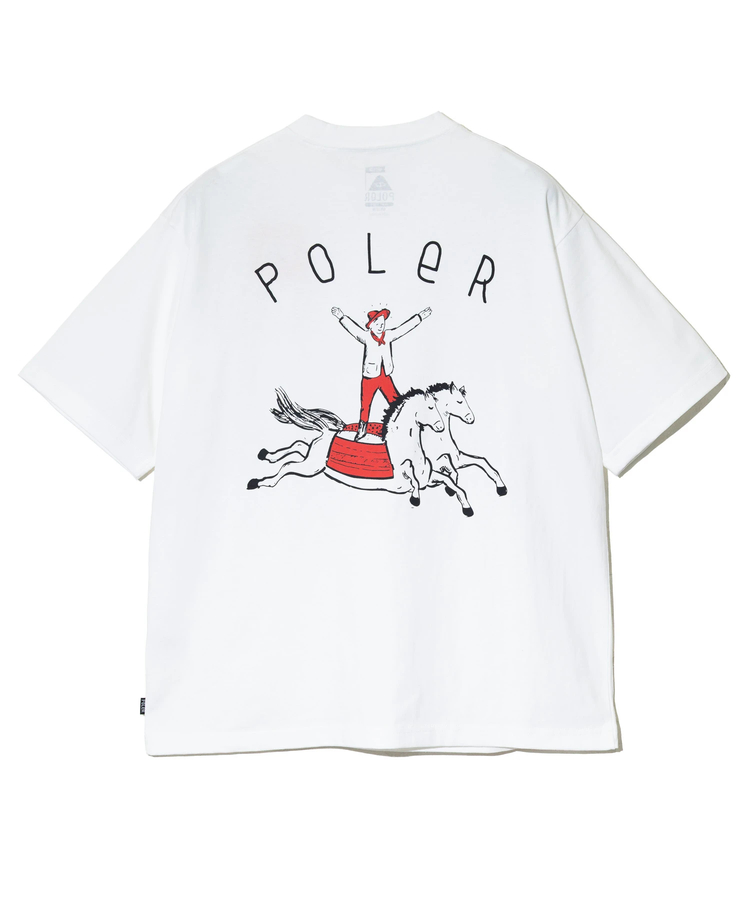 go slow caravan(ゴースローキャラバン) |POLeR/ポーラー HORSE RELAX FIT TEE (MENS)