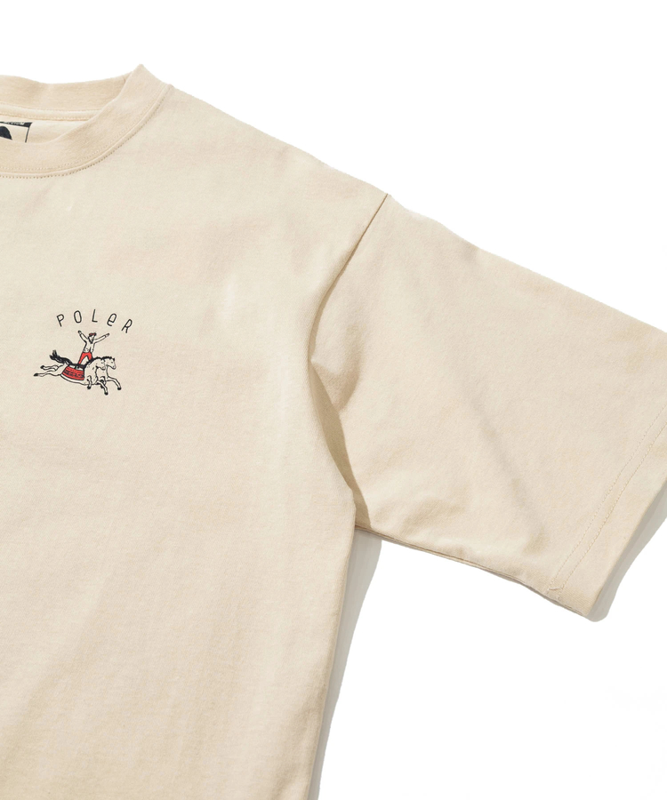 go slow caravan(ゴースローキャラバン) |POLeR/ポーラー HORSE RELAX FIT TEE (MENS)