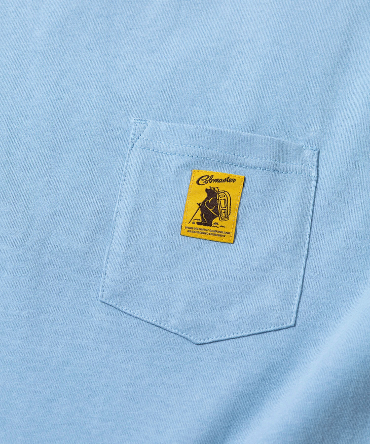 go slow caravan(ゴースローキャラバン) |COBMASTER/コブマスター 吸水速乾天竺  ベーシックポケットTEE《ベアーフェイス》(MENS)