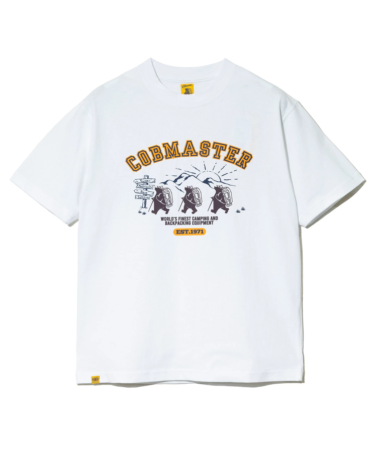 go slow caravan(ゴースローキャラバン) |COBMASTER/コブマスター 吸水速乾天竺  ベーシックTEE《ハイキングベアー》(MENS)