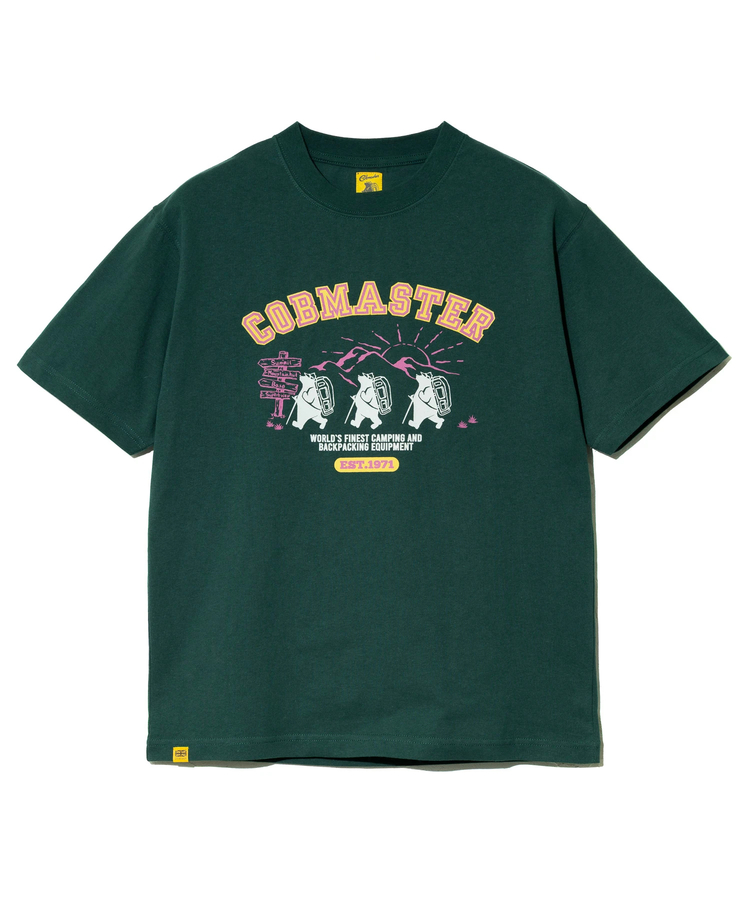 go slow caravan(ゴースローキャラバン) |COBMASTER/コブマスター 吸水速乾天竺  ベーシックTEE《ハイキングベアー》(MENS)