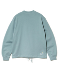 go slow caravan(ゴースローキャラバン) |空紡糸裏毛 スキレットピザクマ ヘムスピンドルクルースウェット (MENS/WOMENS)