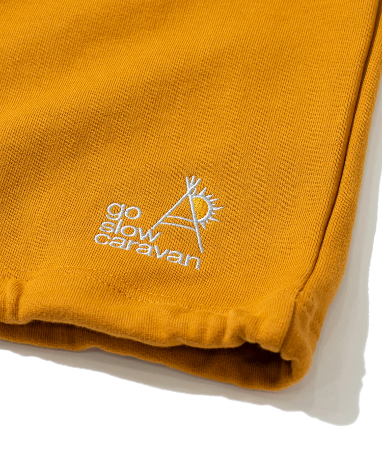 go slow caravan(ゴースローキャラバン) |空紡糸裏毛 スキレットピザ猫 ヘムスピンドルフーディー (MENS/WOMENS)