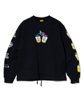 go slow caravan(ゴースローキャラバン) |空紡糸裏毛 猫と麦酒 ヘムスピンドルクルースウェット (MENS/WOMENS)