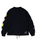 go slow caravan(ゴースローキャラバン) |空紡糸裏毛 猫と麦酒 ヘムスピンドルクルースウェット (MENS/WOMENS)