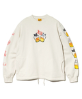 go slow caravan(ゴースローキャラバン) |空紡糸裏毛 猫と麦酒 ヘムスピンドルクルースウェット (MENS/WOMENS)