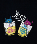 go slow caravan(ゴースローキャラバン) |空紡糸裏毛 猫と麦酒 ヘムスピンドルクルースウェット (MENS/WOMENS)