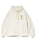 go slow caravan(ゴースローキャラバン) |空紡糸裏毛 猫と麦酒ヘムスピンドル BOX フーディー (MENS/WOMENS)