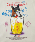 go slow caravan(ゴースローキャラバン) |空紡糸裏毛 猫と麦酒ヘムスピンドル BOX フーディー (MENS/WOMENS)