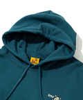 go slow caravan(ゴースローキャラバン) |空紡糸裏毛 猫と麦酒ヘムスピンドル BOX フーディー (MENS/WOMENS)