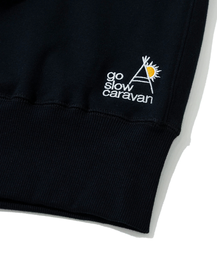 go slow caravan(ゴースローキャラバン) |空紡糸裏毛 TRA ラグランクルースウェット (MENS)