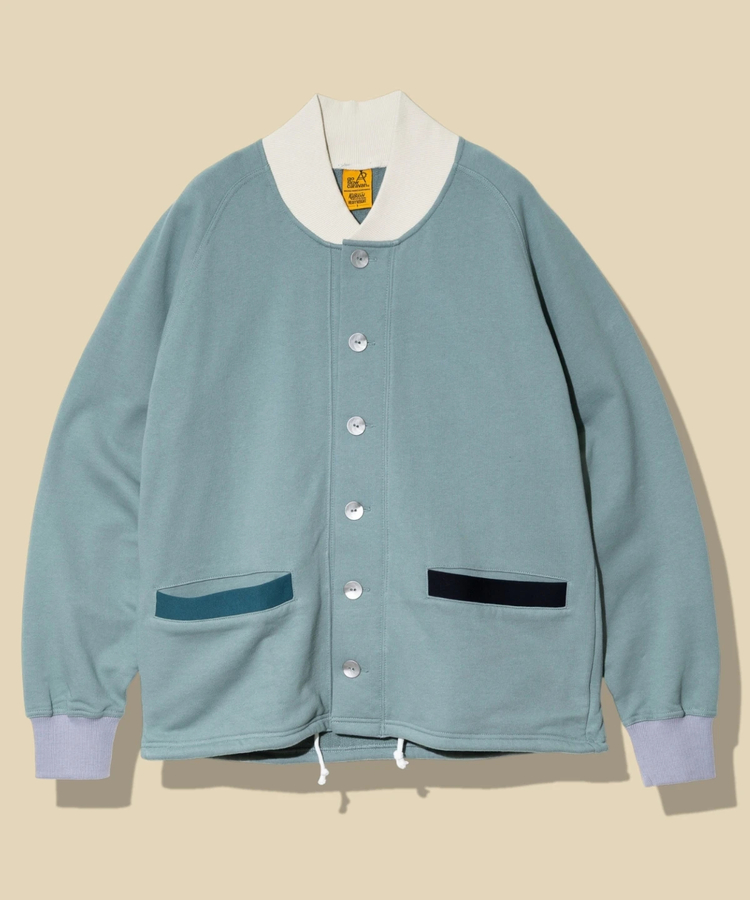 go slow caravan(ゴースローキャラバン) |空紡糸裏毛 マルチカラー サーコート (MENS)