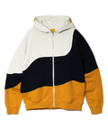 go slow caravan(ゴースローキャラバン) |空紡糸裏毛 CRAZY切替 FULL ZIP パーカー (MENS)