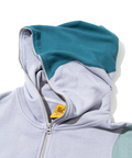 go slow caravan(ゴースローキャラバン) |空紡糸裏毛 CRAZY切替 FULL ZIP パーカー (MENS)