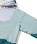go slow caravan(ゴースローキャラバン) |空紡糸裏毛 CRAZY切替 FULL ZIP パーカー (MENS)