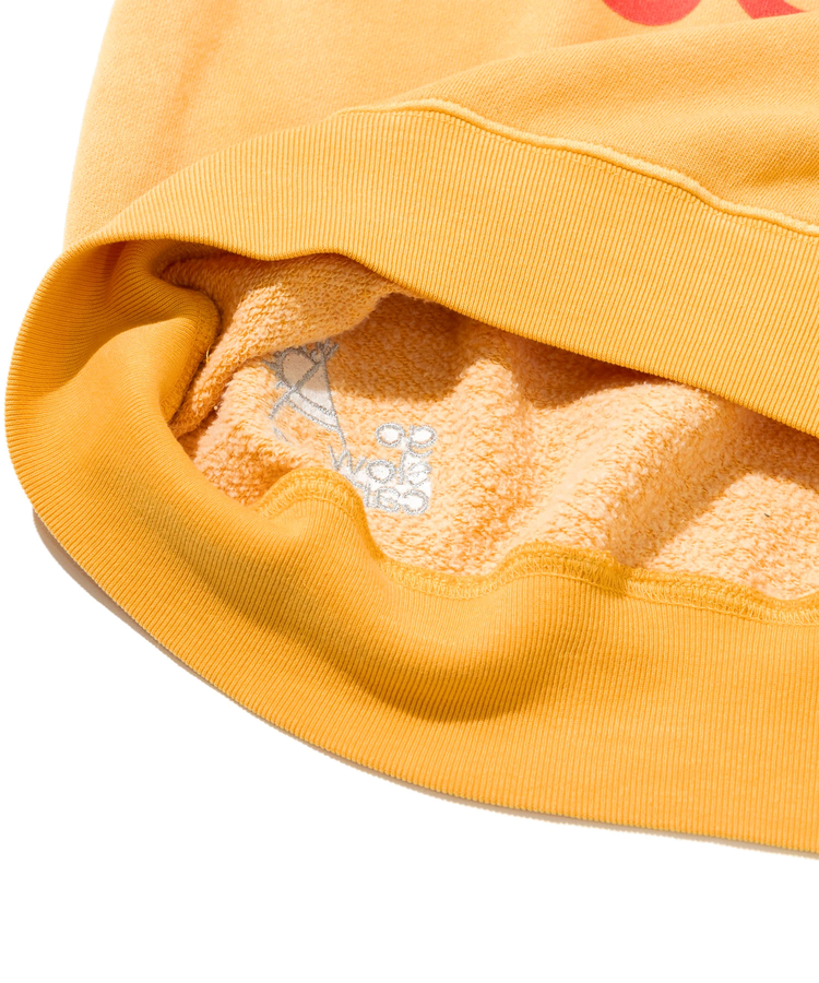 go slow caravan(ゴースローキャラバン) |SALO裏起毛 グラデフェード BOX クルースウェット SOMETHING SP (MENS)