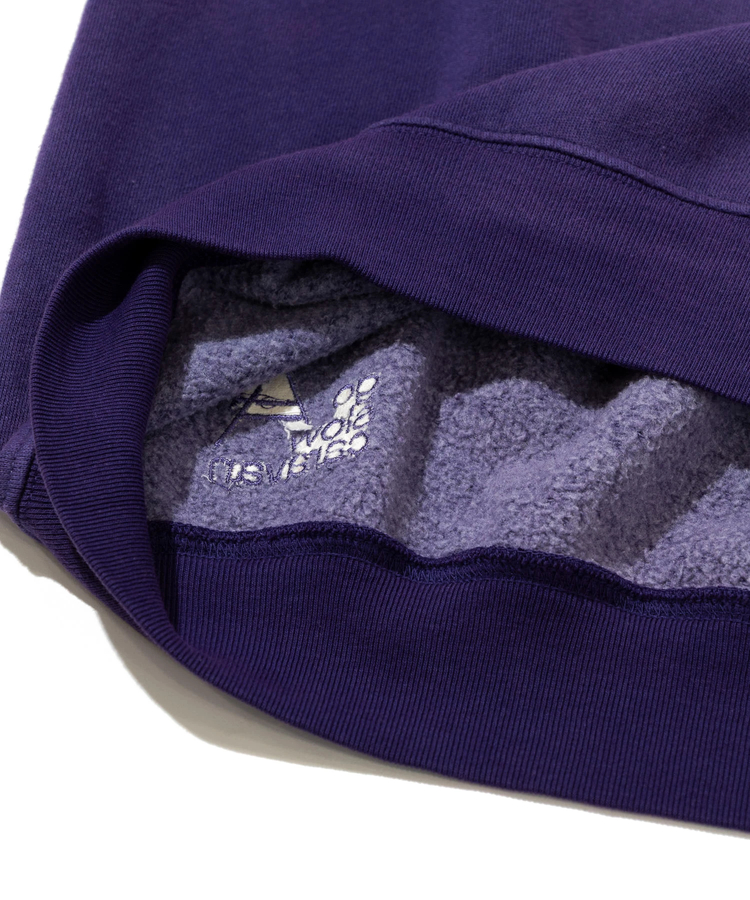 go slow caravan(ゴースローキャラバン) |SALO裏起毛 ケミカル/フェード BOX クルースウェット FULL MOON (MENS)