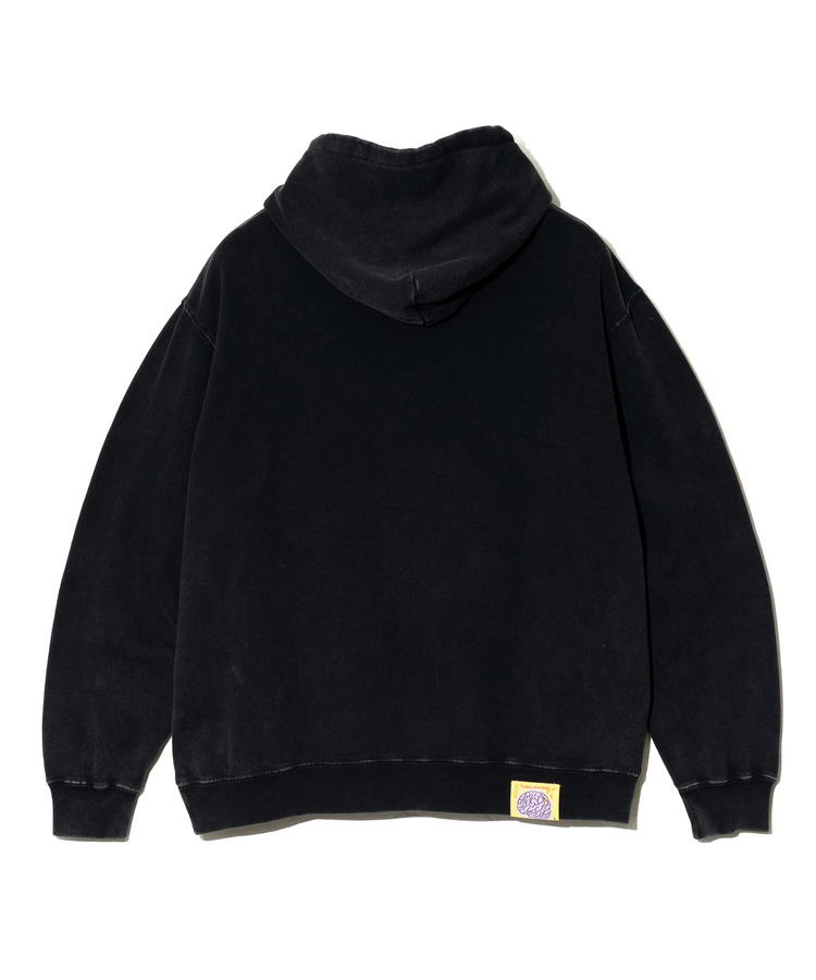 go slow caravan(ゴースローキャラバン) |SALO裏起毛 ケミカル フーディー NOUメッセージ (MENS)