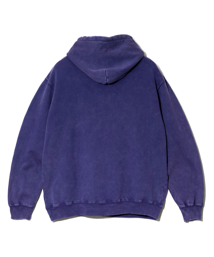 go slow caravan(ゴースローキャラバン) |SALO裏起毛 ケミカル フーディー NOUメッセージ (MENS)