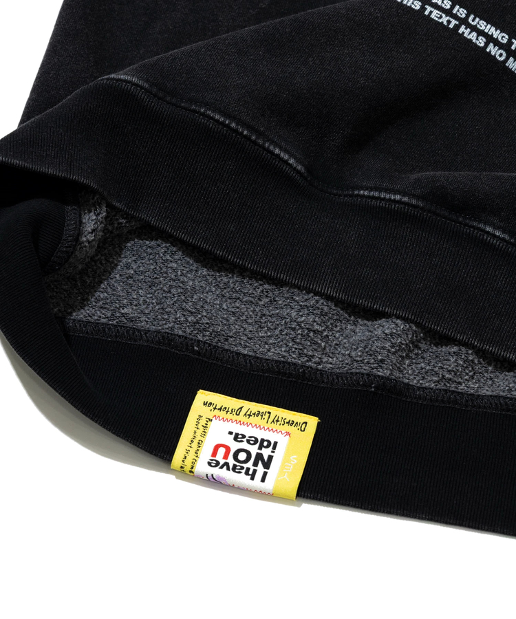 go slow caravan(ゴースローキャラバン) |SALO裏起毛 ケミカル フーディー NOUメッセージ (MENS)