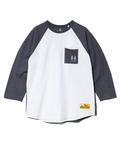 go slow caravan(ゴースローキャラバン) |USA/C 色々PKT刺繍 8分袖 BB TEE (MENS)