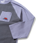 go slow caravan(ゴースローキャラバン) |USA/C 色々PKT刺繍 8分袖 BB TEE (MENS)