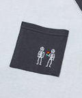go slow caravan(ゴースローキャラバン) |USA/C 色々PKT刺繍 8分袖 BB TEE (MENS)