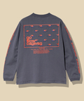 go slow caravan(ゴースローキャラバン) |USA/C スクエアLOGOバックプリントロングスリーブ TEE (MENS)