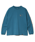 go slow caravan(ゴースローキャラバン) |USA/C スクエアLOGOバックプリントロングスリーブ TEE (MENS)