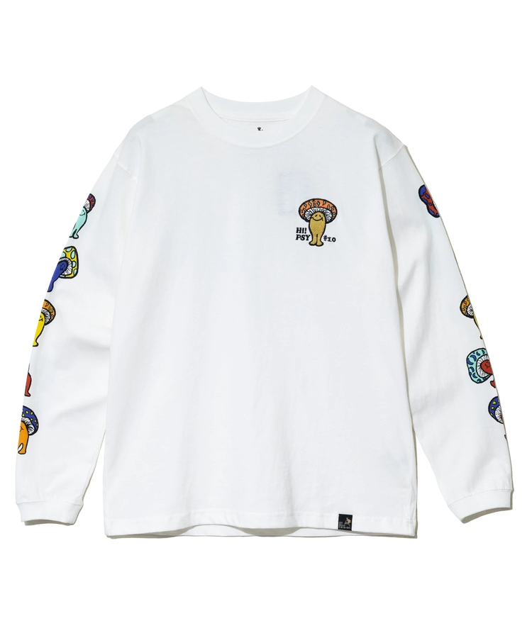 go slow caravan(ゴースローキャラバン) |USA/C Hi!PSY!キノコ ロングスリーブ TEE (MENS)