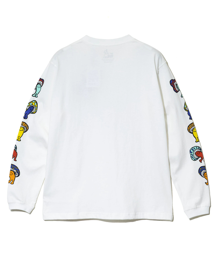 go slow caravan(ゴースローキャラバン) |USA/C Hi!PSY!キノコ ロングスリーブ TEE (MENS)